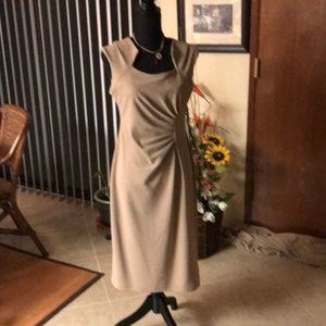 Shelby & Palmer Taupe Sheath Dress